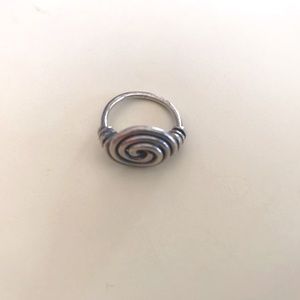 Silver Cinnamon Swirl Ring